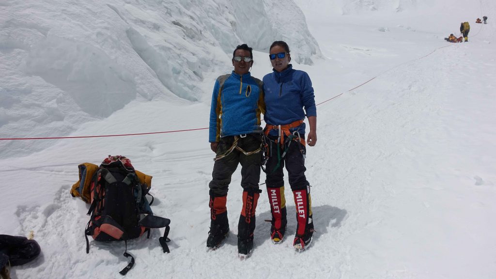 Cloudscape Climbing by Lhakpa Sherpa