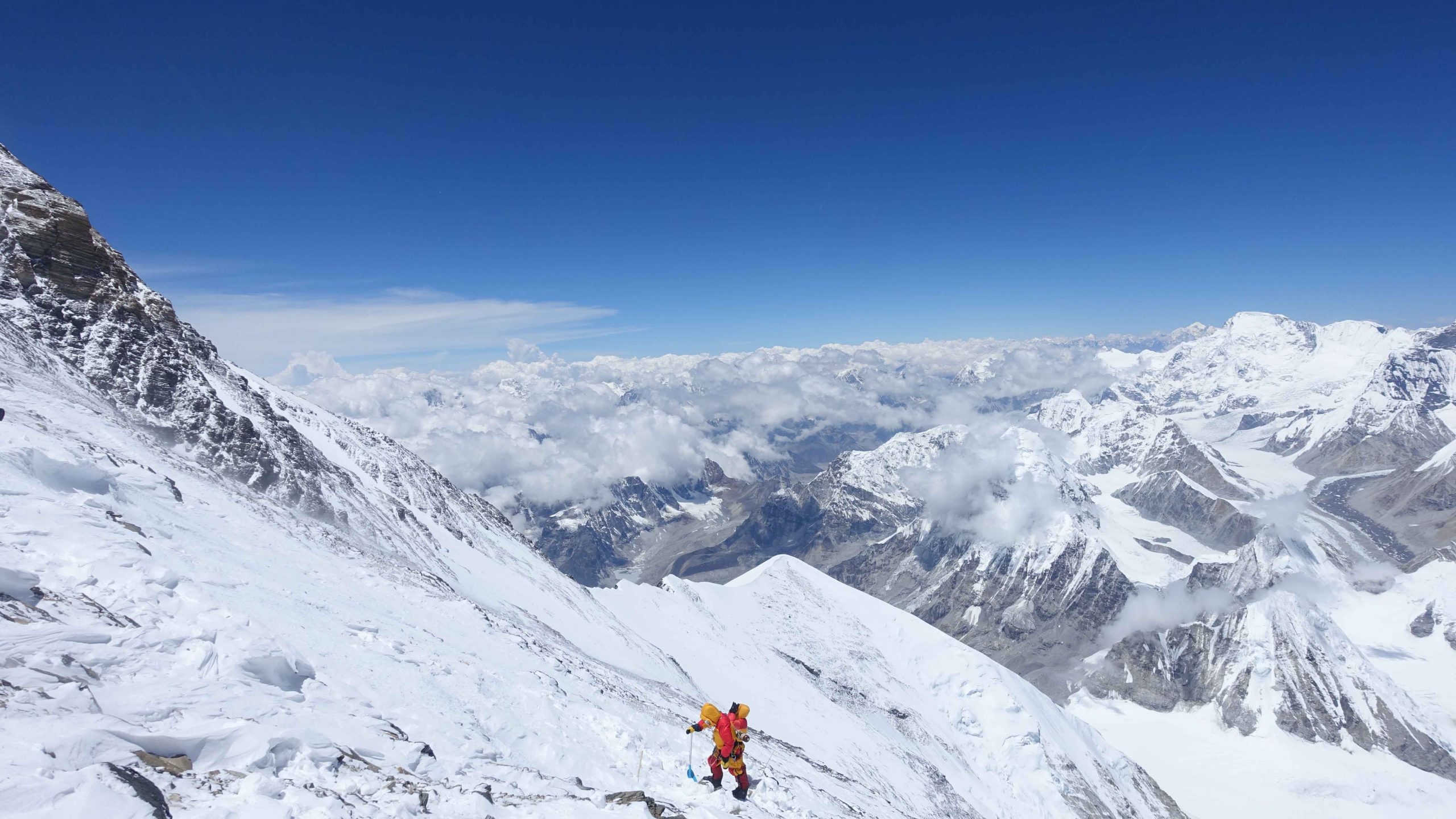 Cloudscape Climbing by Lhakpa Sherpa